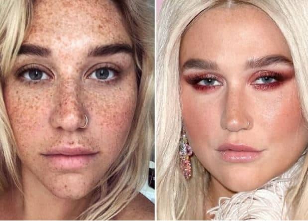 Kesha
You Won’t Recognize These Stars Without Makeup